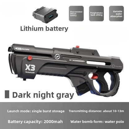 X3 Electric Grey Water Gun