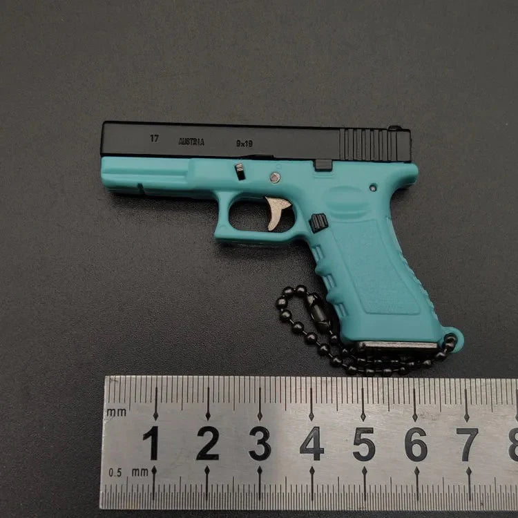 black-blue gun model