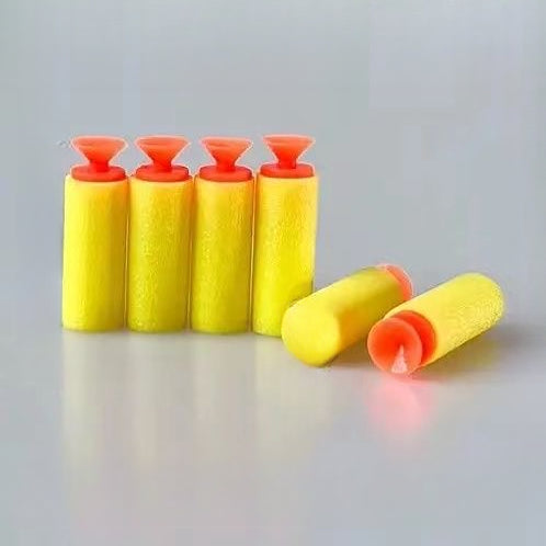 Suction cup soft bullet