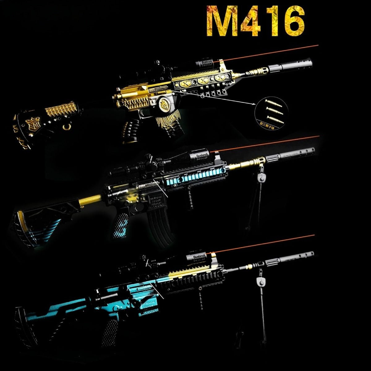 m416-metal-toy-gun-model