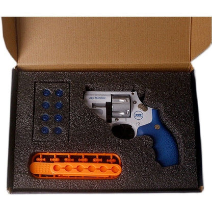 Sky Marshals Full Metal Revolver Dart Blaster Toy Gun