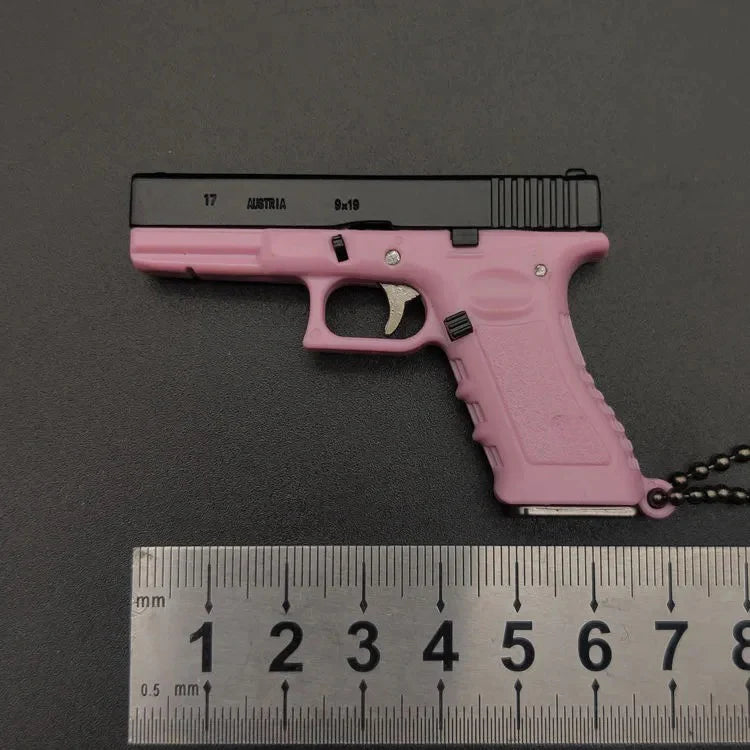black-pink gun model