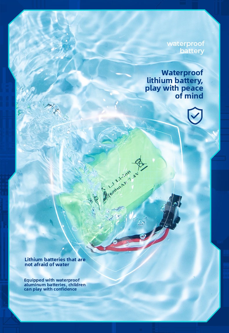 Waterproof lithium battery