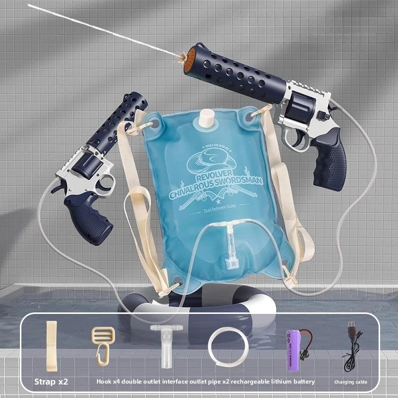 blue-revolver-backpack-double-gun