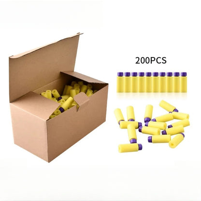 Purple yellow sponge soft bullet