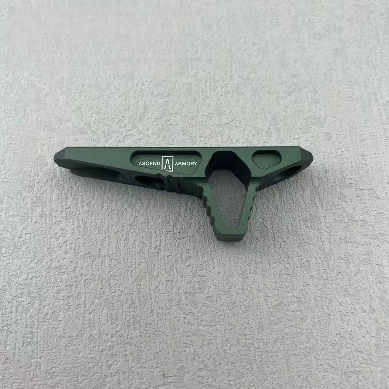 Green metal hand block