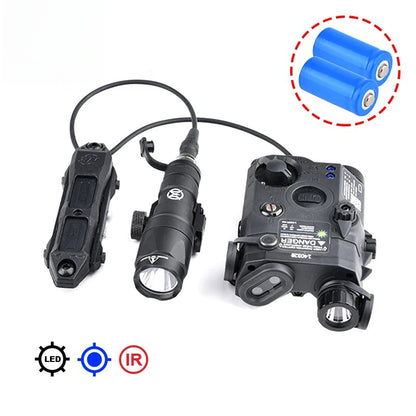 Black blue laser sight