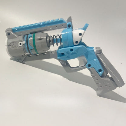 3D printed gray soft bullet gun
