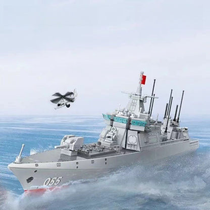 055-destroyer-military-building-blocks-model