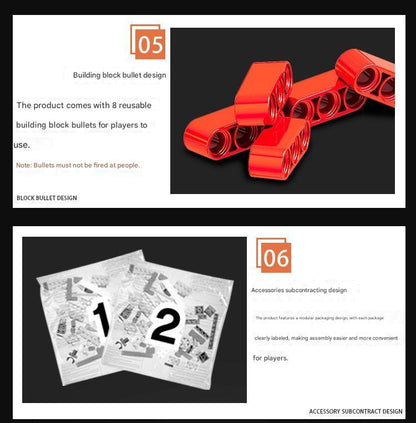 M4 Building Block Model Toy Gun