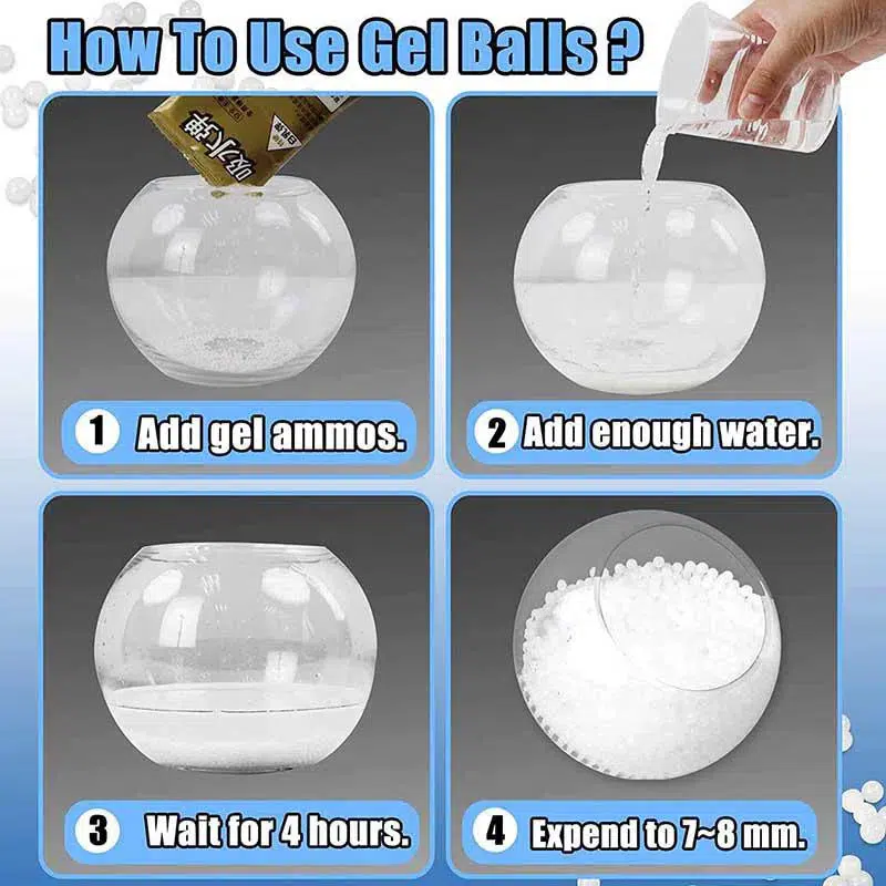 How to use gel ball