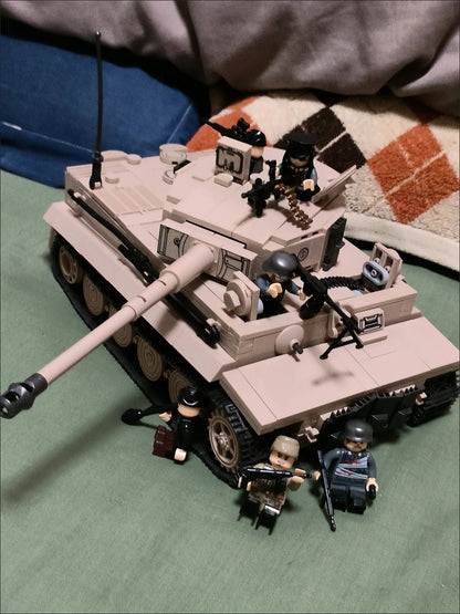 WWII German Tiger I Heavy Tank Building Blocks