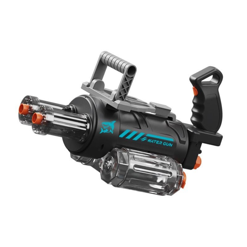 Gatling Dual-Barrel Electric Water Gun with AI Voice Control