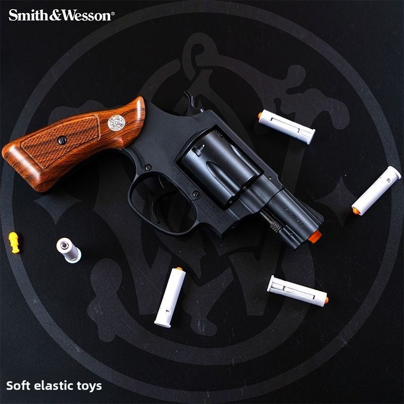 MLF Smith M36 Revolver Shell Ejection Soft Bullet Toy Gun – AKAG TOY
