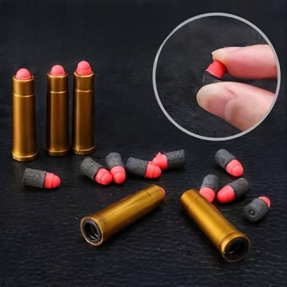 Apex Nylon Heavy Ejection Revolver Soft Bullet Gun - Toy Gun
