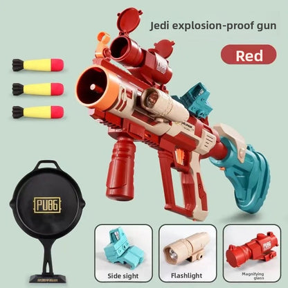 Red rocket head toy