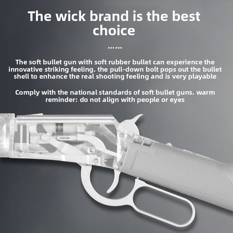 Pull down the bolt to eject the bullet shell