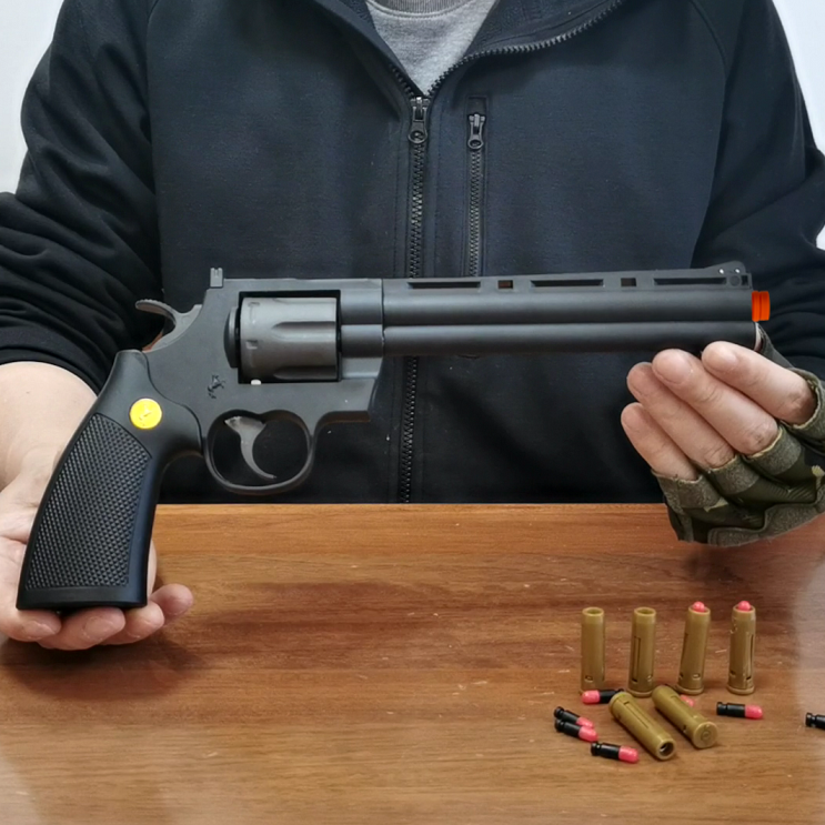 357 black revolver