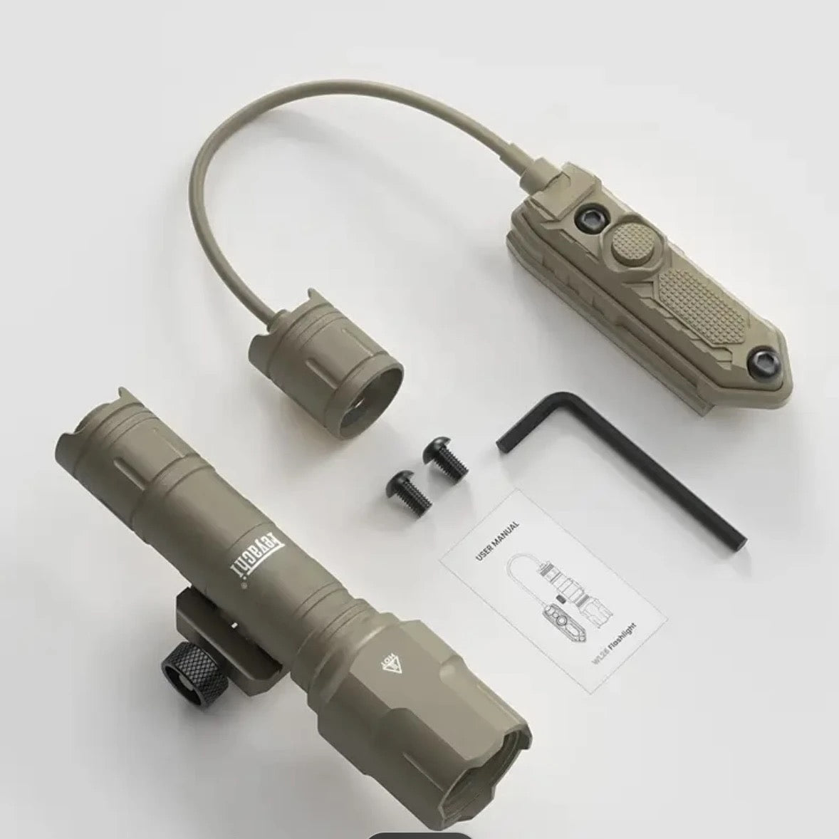 khaki-high-intensity-metal-flashlight