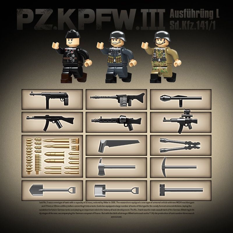 wwii-panzer-iii-tank-model