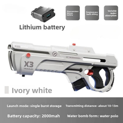 X3 Electric White Water Gun