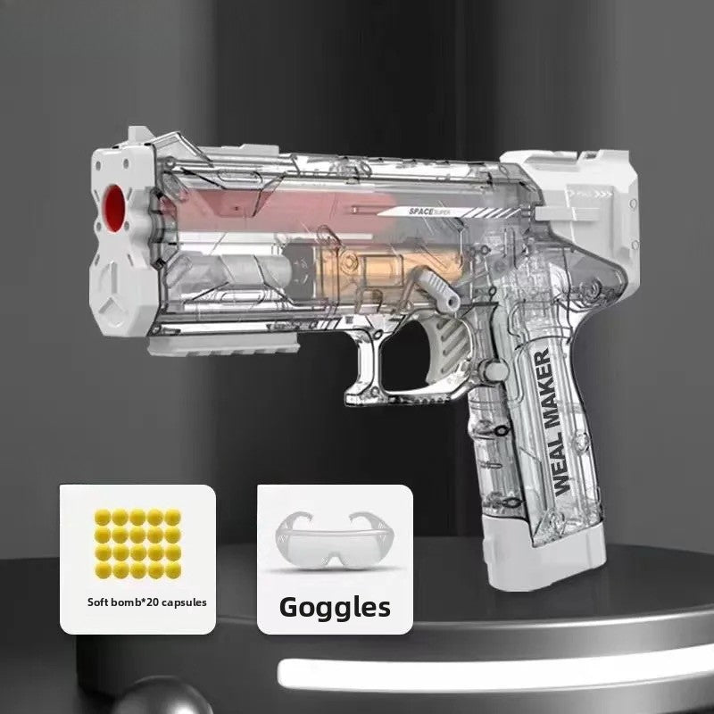 white-transparent-soft-bullet-gun