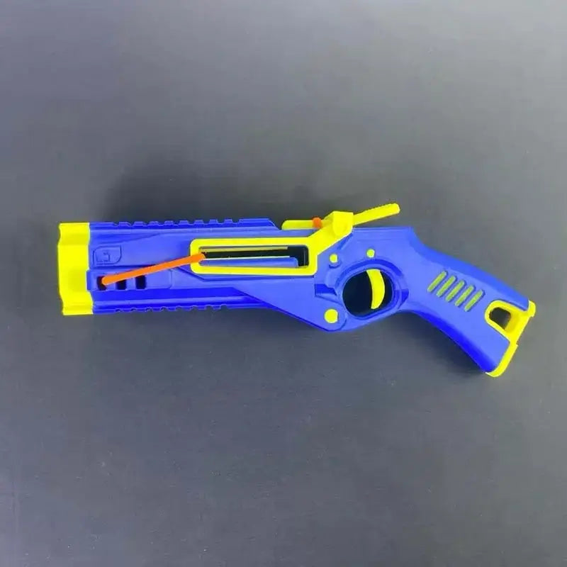 3D printed blue toy gun