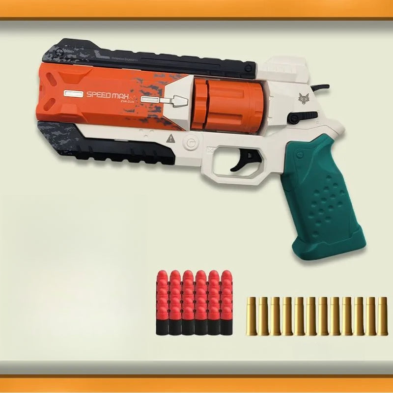 APEX Green Revolver Soft Bullet Gun