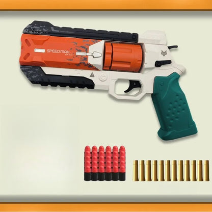 APEX Green Revolver Soft Bullet Gun