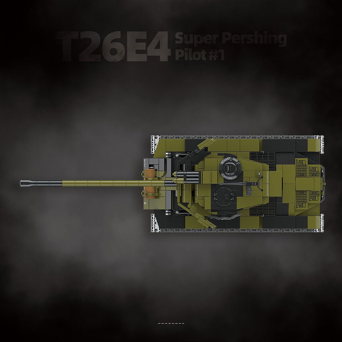 wwii-t26e4-super-pershing-no. 1-tank-building-block