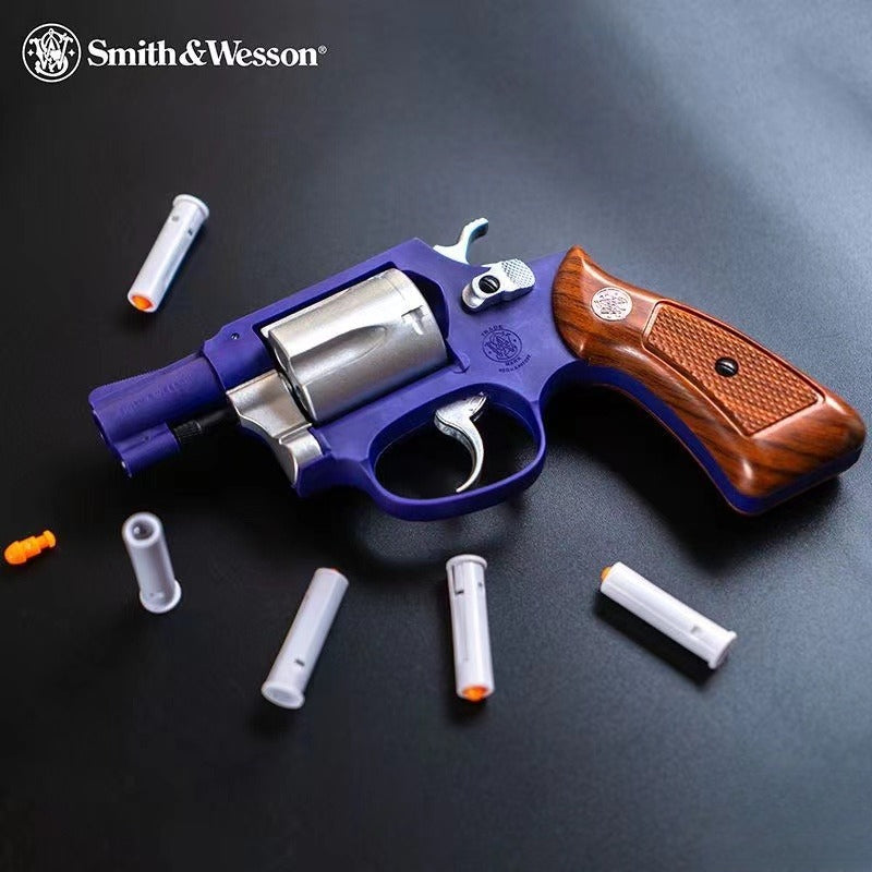 MLF Smith M36 Revolver Shell Ejection Soft Bullet Toy Gun – AKAG TOY