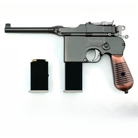 Full metal M1932 Mauser shell ejector toy pistol