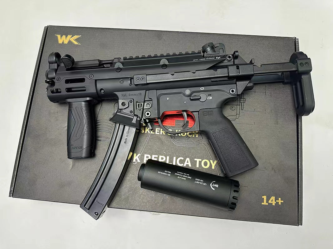 WK MP5K-UTG Electric Gel Ball Toy Gun with Metal Gearbox