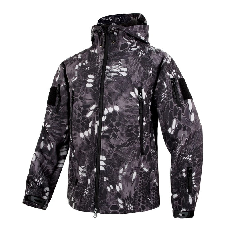 python-pattern-military-jacket