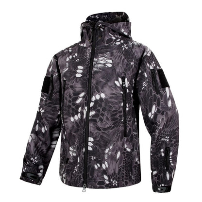 python-pattern-military-jacket