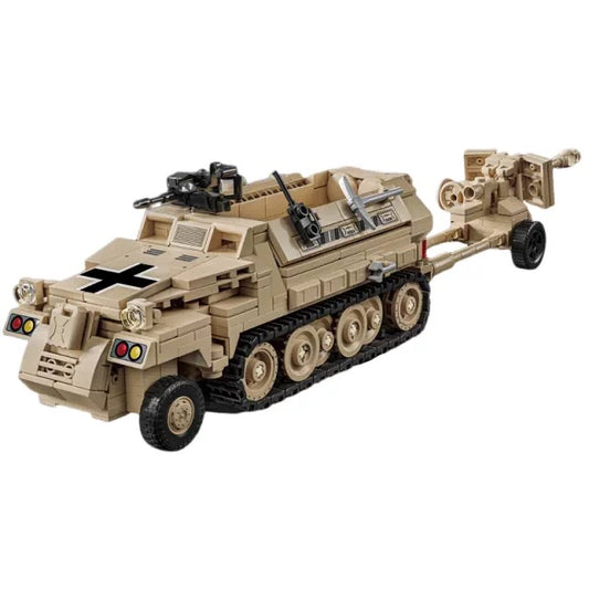 german-half-track-model-building-block