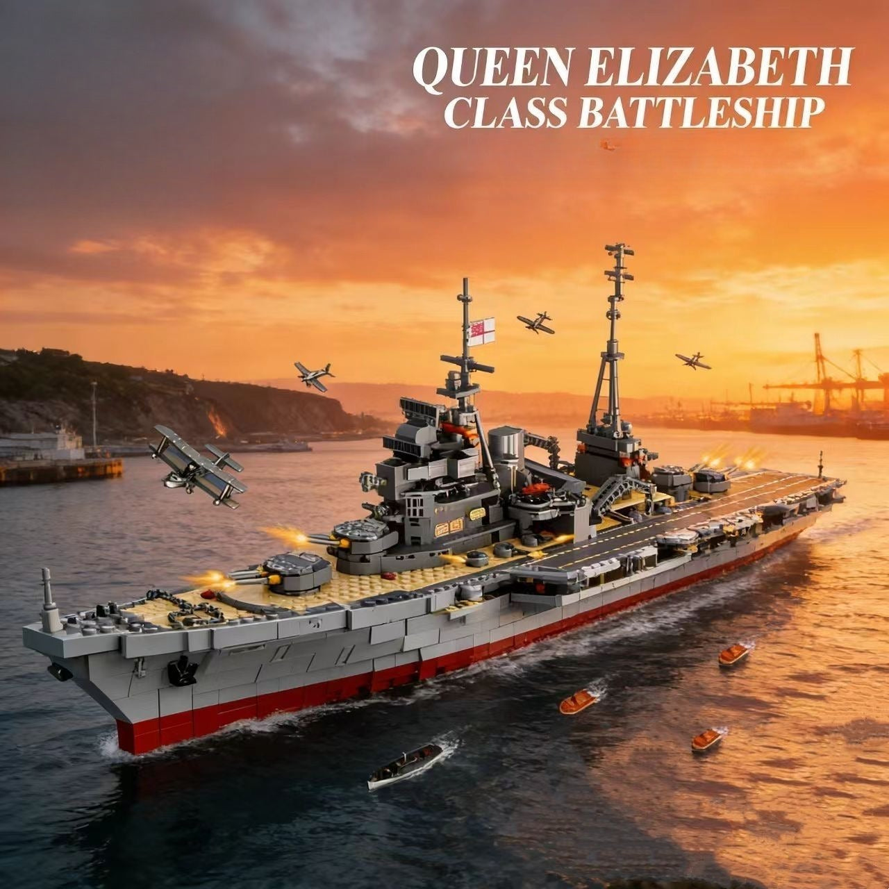 queen-elizabeth-battleship-building-blocks-model