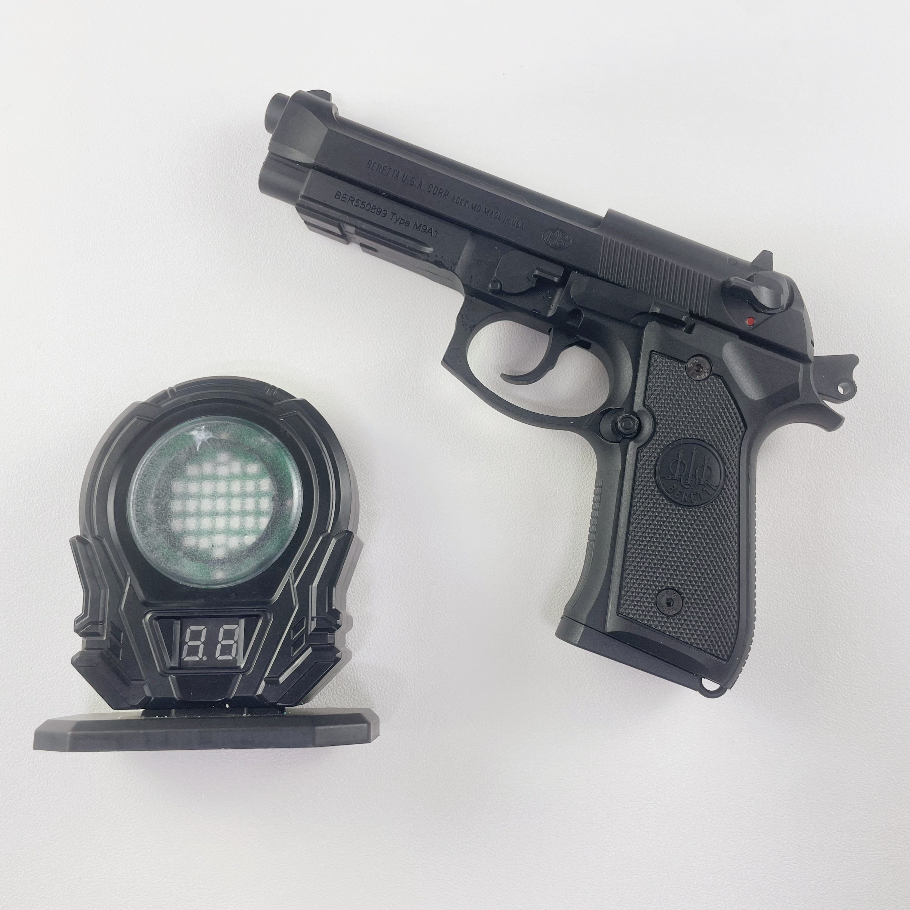 Beretta M92 Blowback Ejector Laser Pistol Toy Gun – AKAG TOY