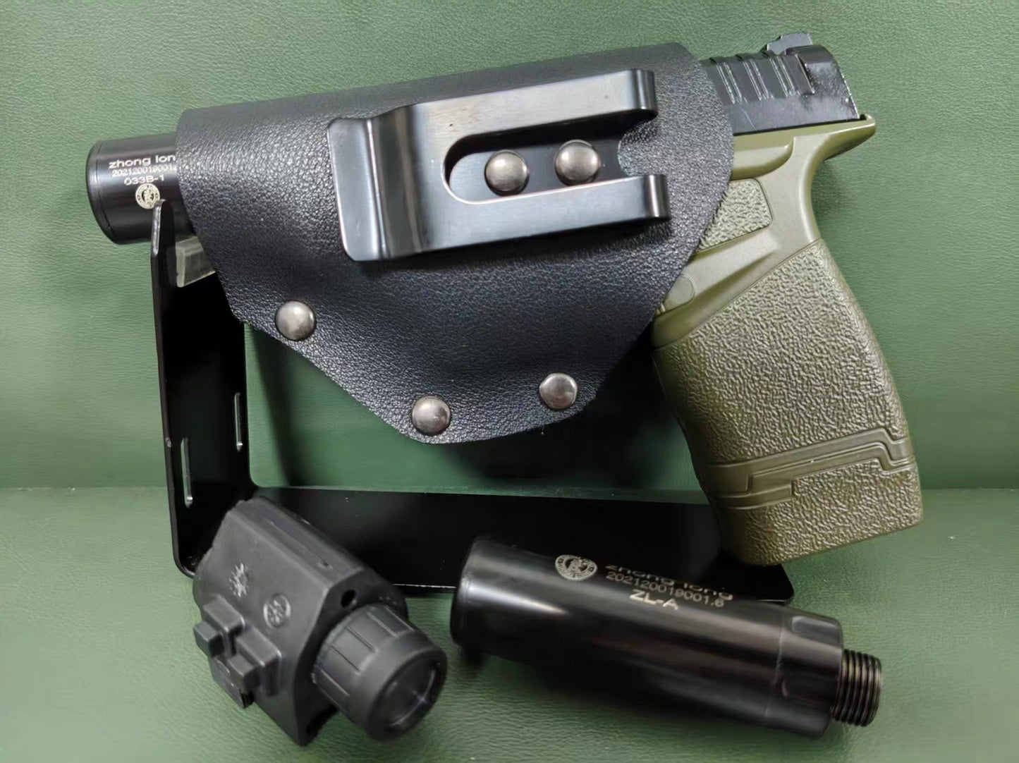 HellCat Three Magazine Metal Windproof Gun Shape Lighter