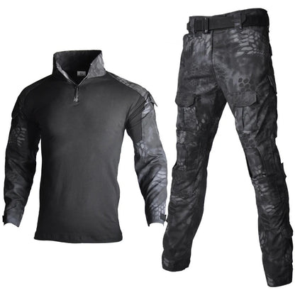 black-python-pattern-set