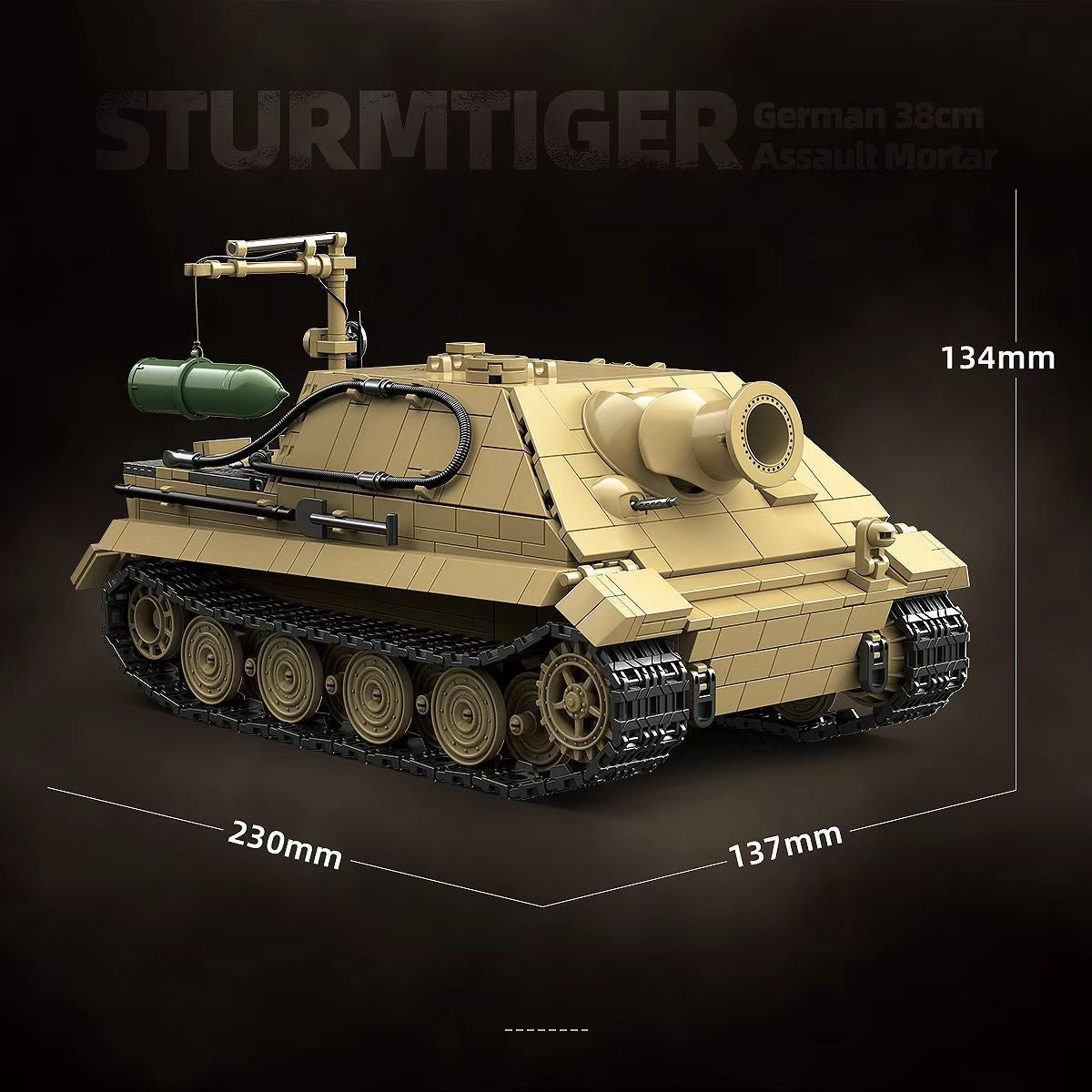 wwii-german-sturmtiger-tank-size