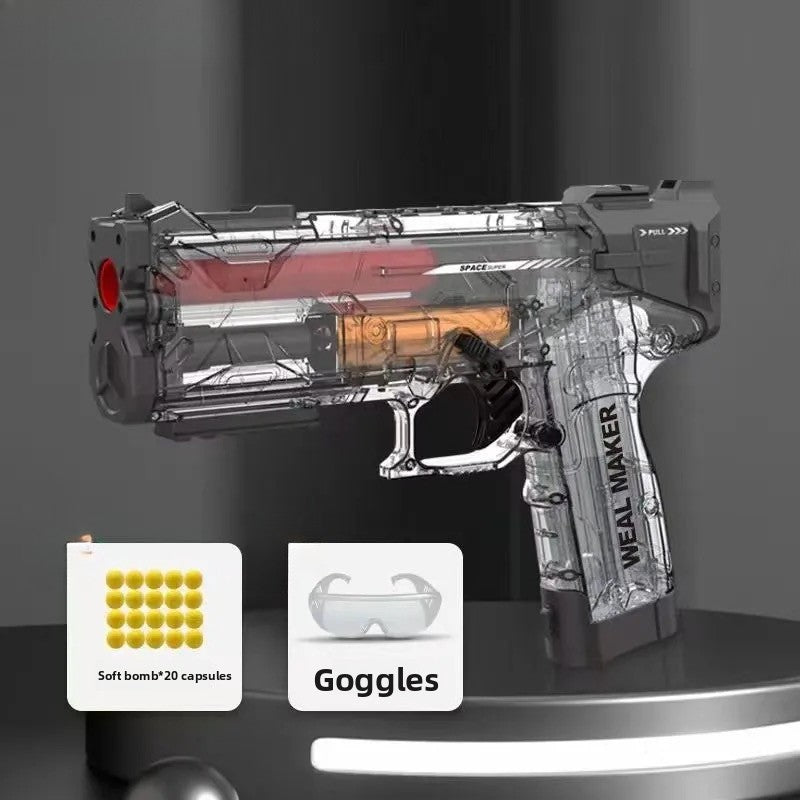 black-transparent-soft-bullet-gun