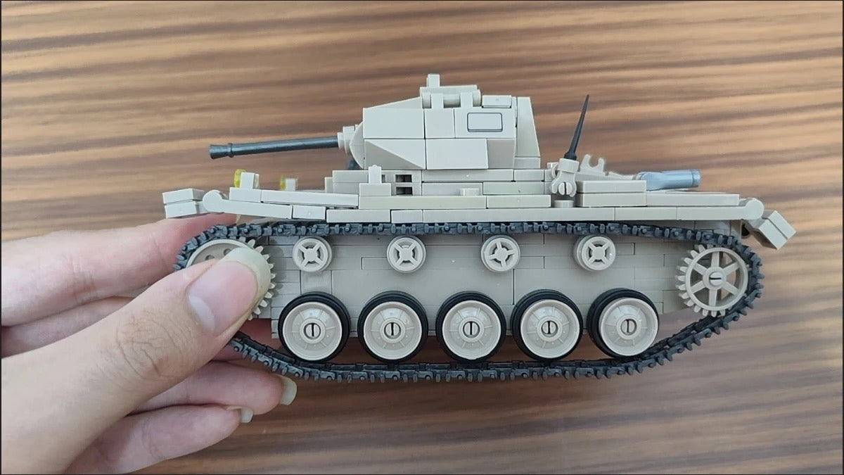 WWII German Panzer II C Tank Building Blocks