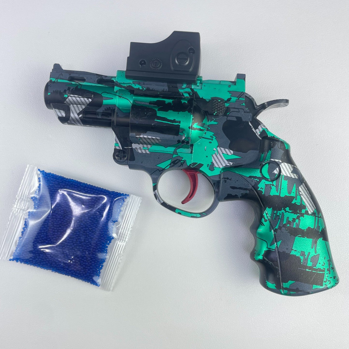 Green Graffiti Revolver