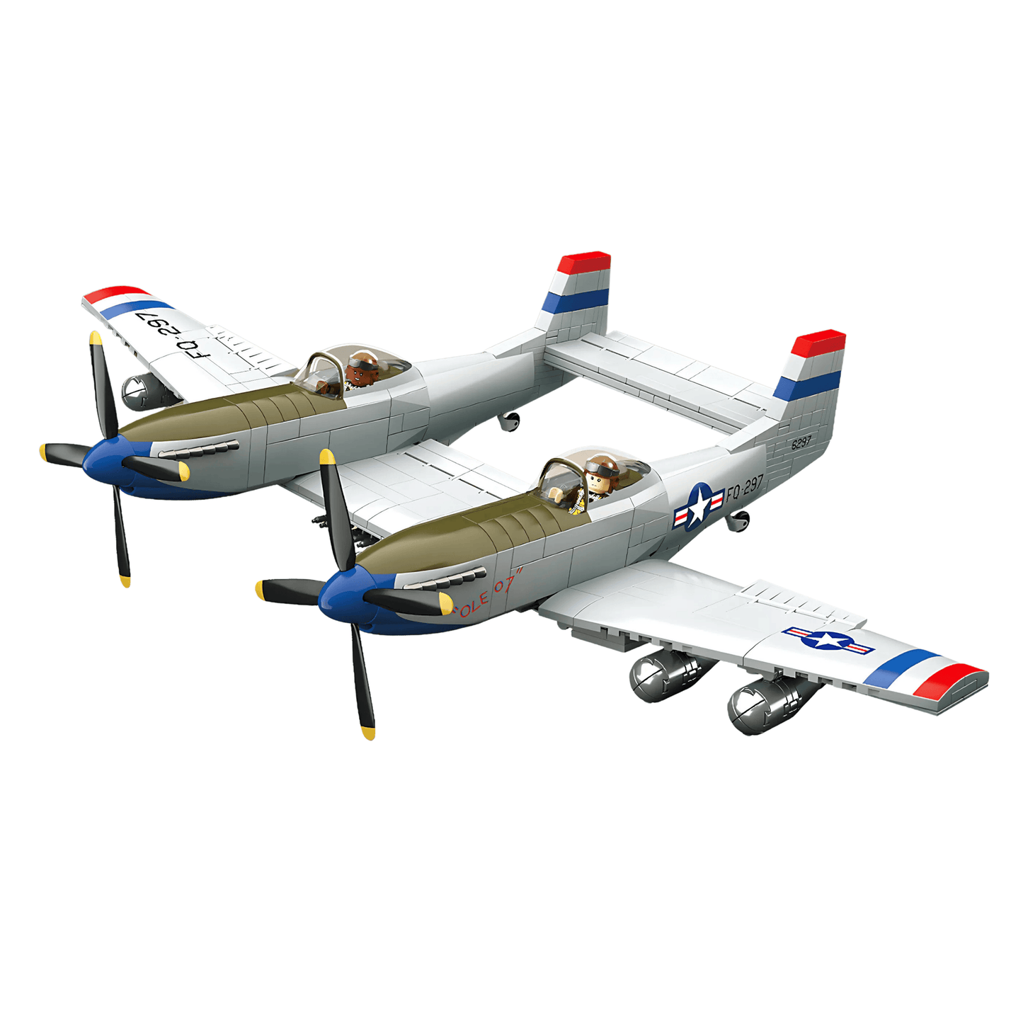 wwii-us-f-82e-twin-mustang-escort fighter-building-blocks
