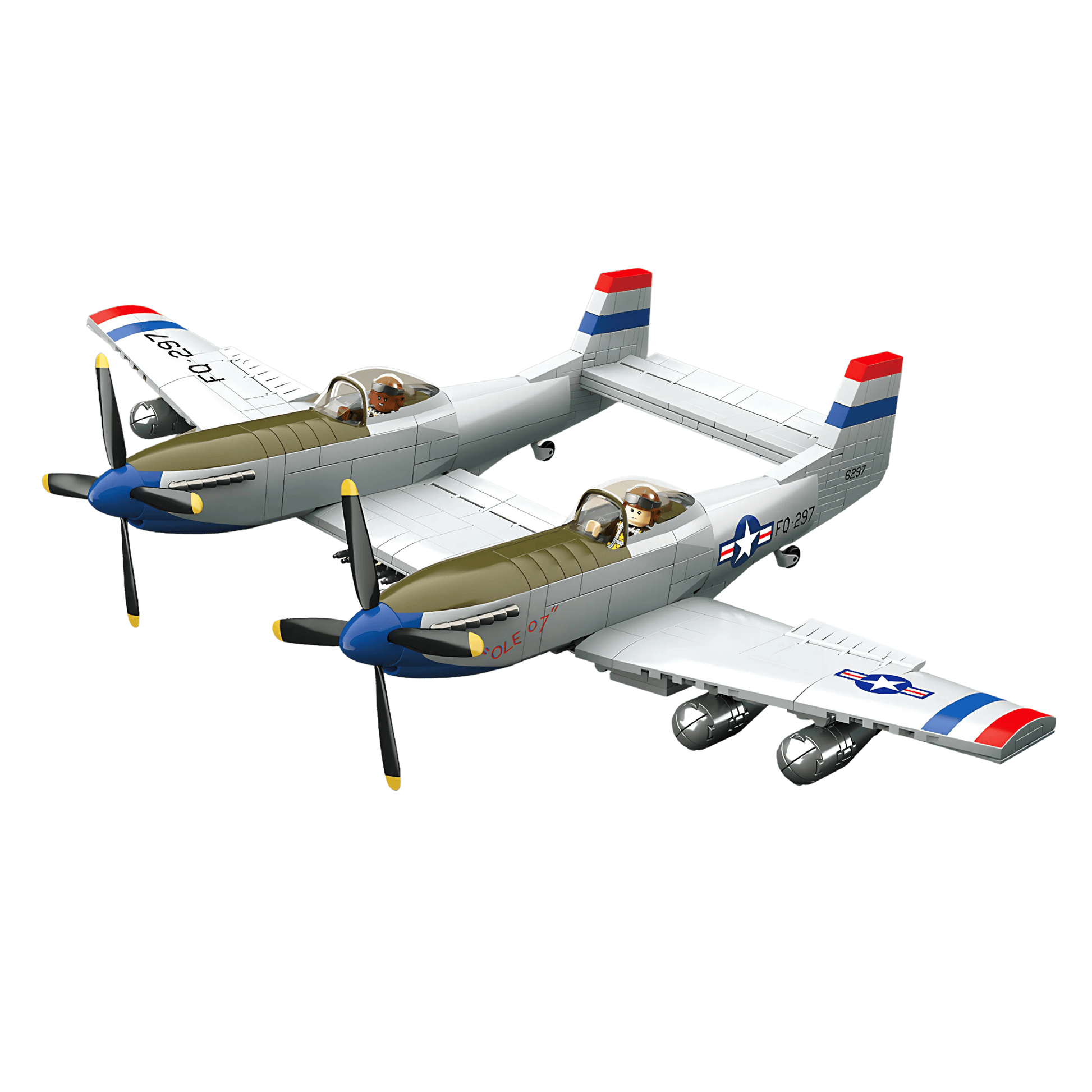 wwii-us-f-82e-twin-mustang-escort fighter-building-blocks