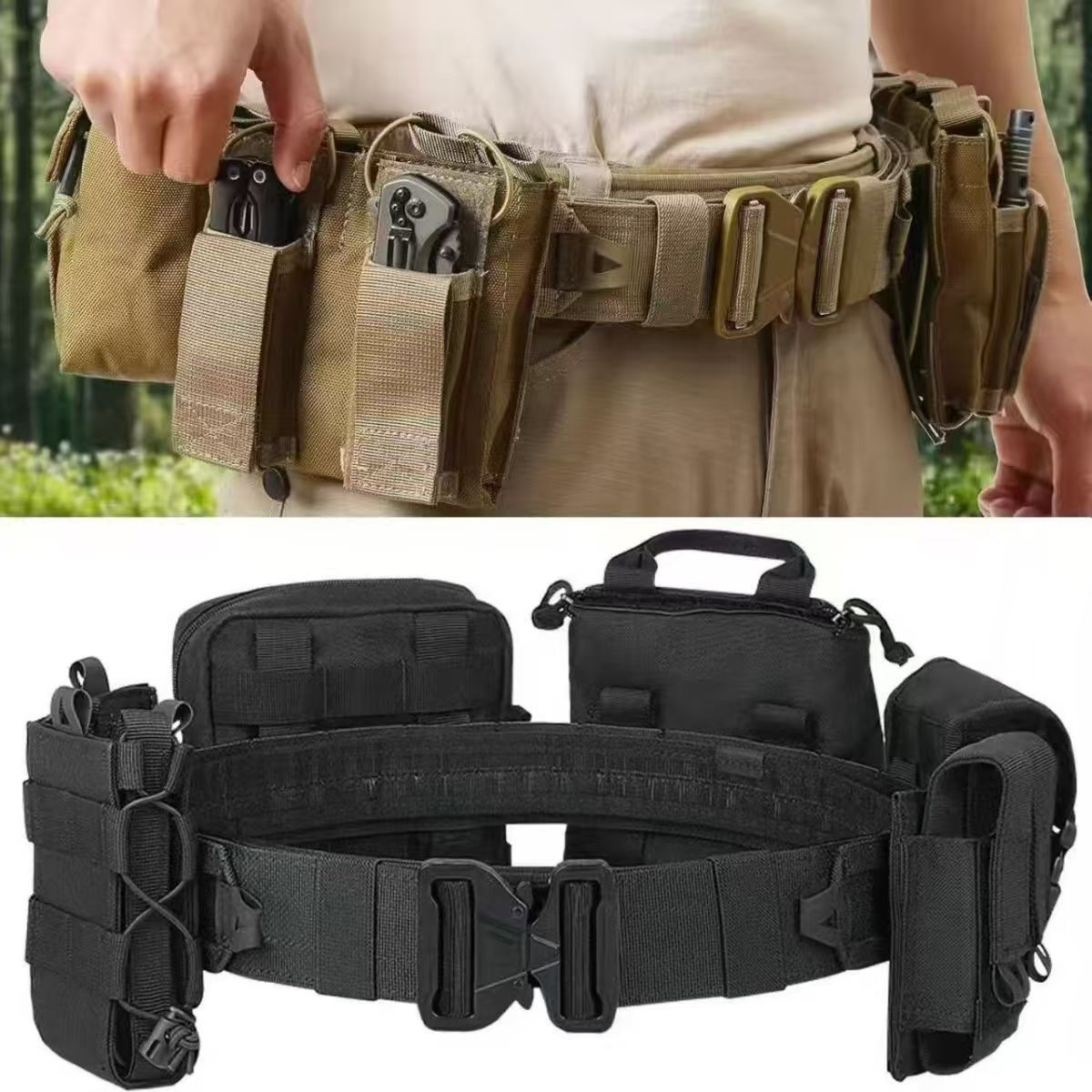 Quick-Draw Holster and Belt Set for Toy Guns