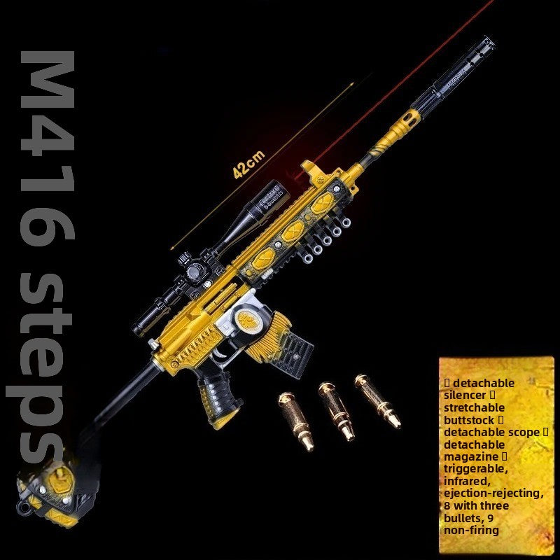 gold-m416-toy-gun-model