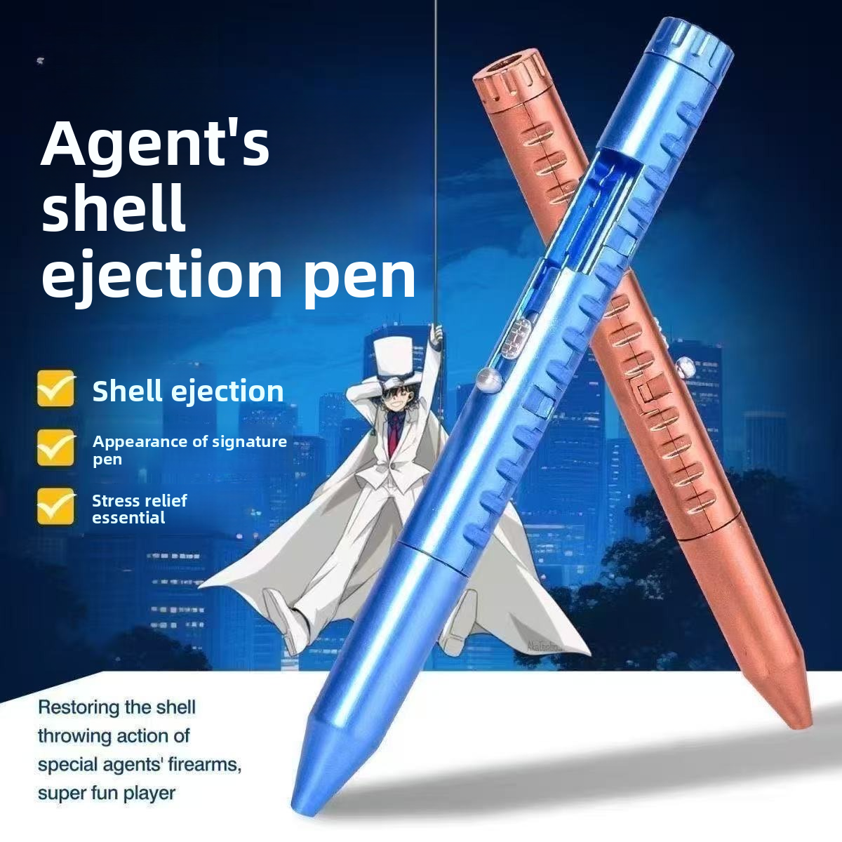 Agent's Pen – Shell Ejecting Writing Pen