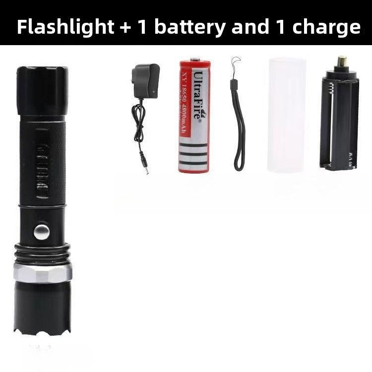 Metal Zoom LED High-Power Flashlight